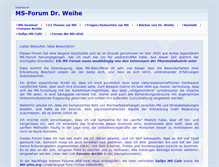 Tablet Screenshot of ms-forum-weihe.de